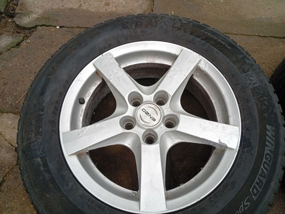 Продавам лети джанти 16-ки 5х112 със зимни гуми Nexen