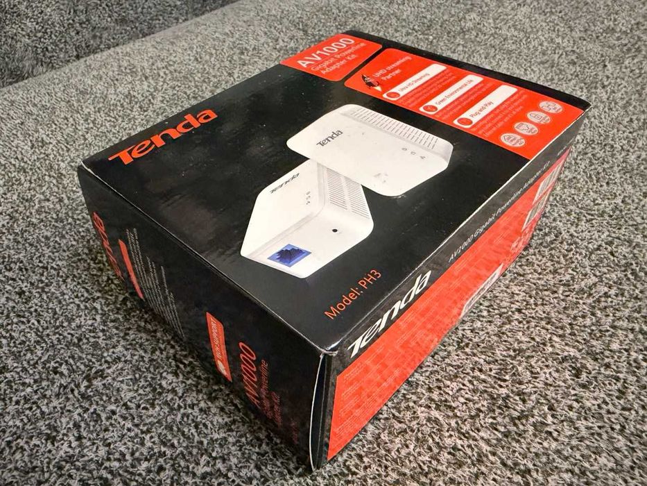 Kit / Tenda Av1000 PH3 / Gigabit Adapter / Sigilat