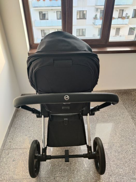 Carucior Cybex Priam 4 Platinum – Chrome + negru