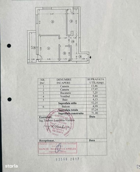 Apartament două camere mobilat/ utilat / parcare/et 1/ metrou/s1