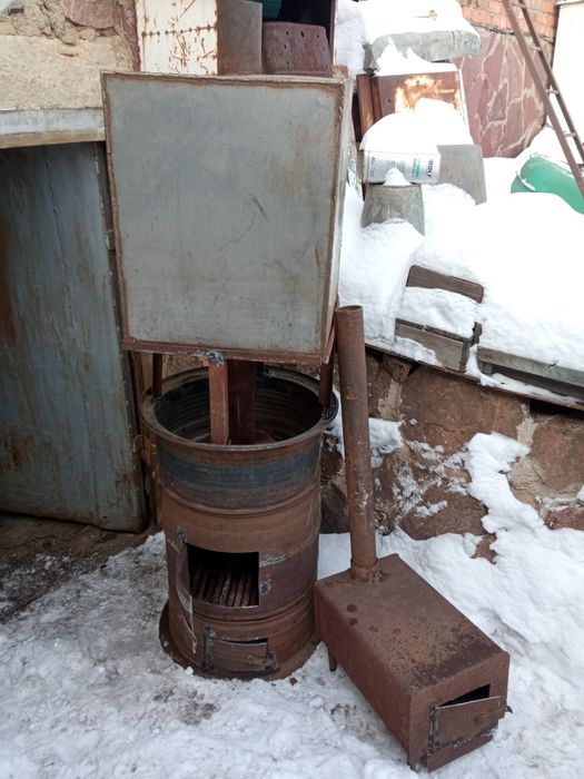 Буржуйка металлическая для бани и гаража  65