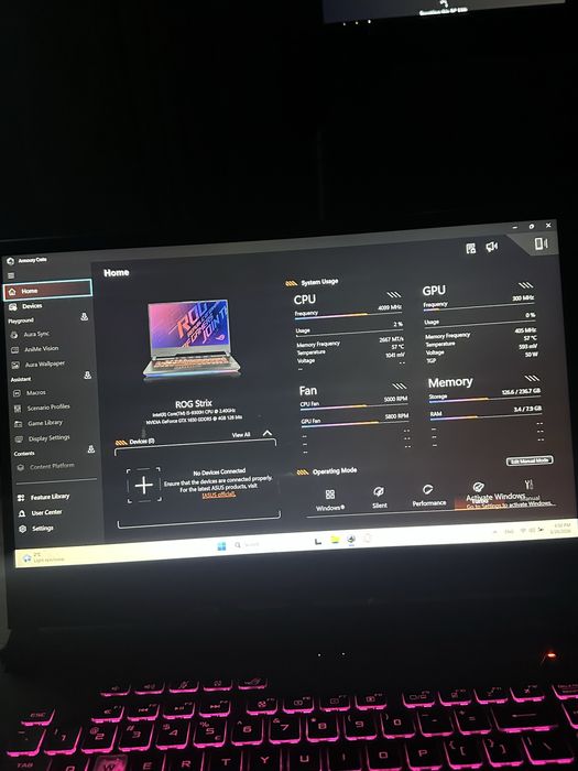 Laptop gaming Asus Rog Strix