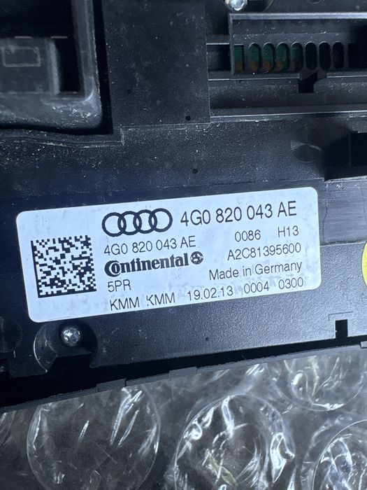 Управление климатроник Ауди А6 Audi A6 4G C7