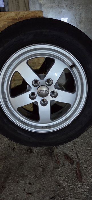 АUDI магнезееви джанти със зимни гуми 215/55/16 7J ET42 5x112 DOT2723