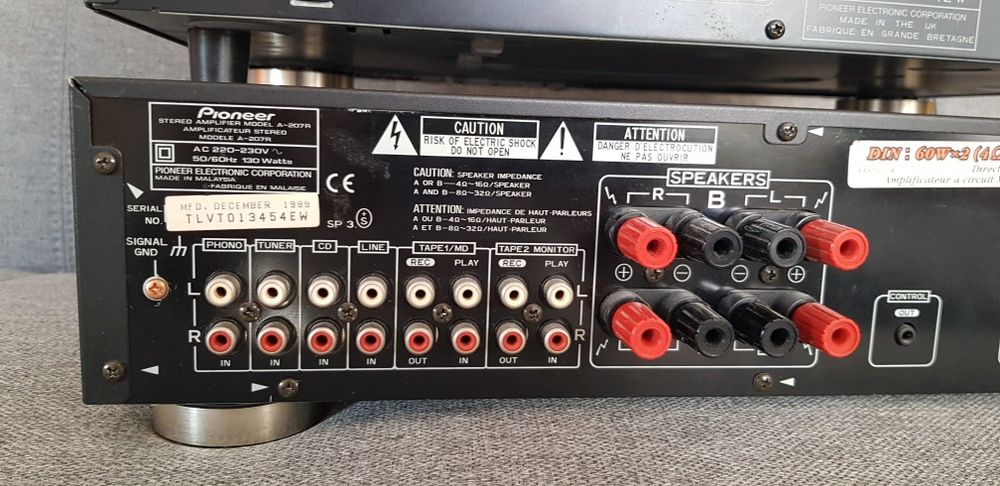 Pioneer  A-207R, Pioneer PD 107, Pioneer F 208 RDS, sistem audio