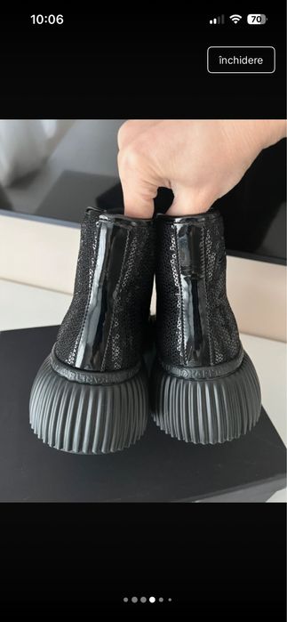 Ghete Karl Lagerfeld marime 36 noi