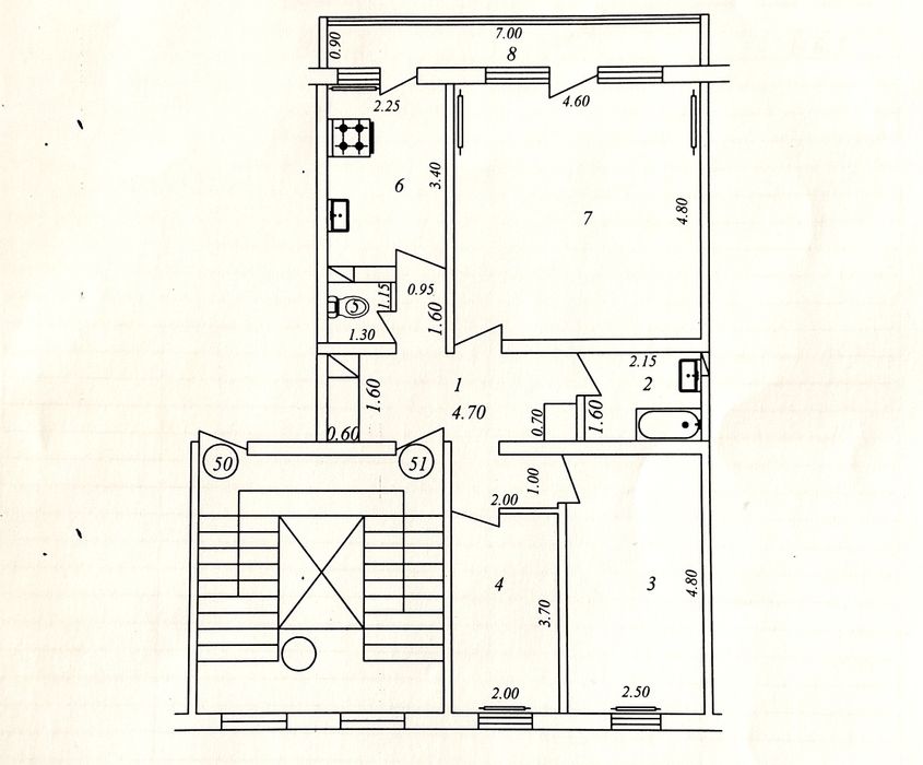 Продается 3-к квартира на Воднике .