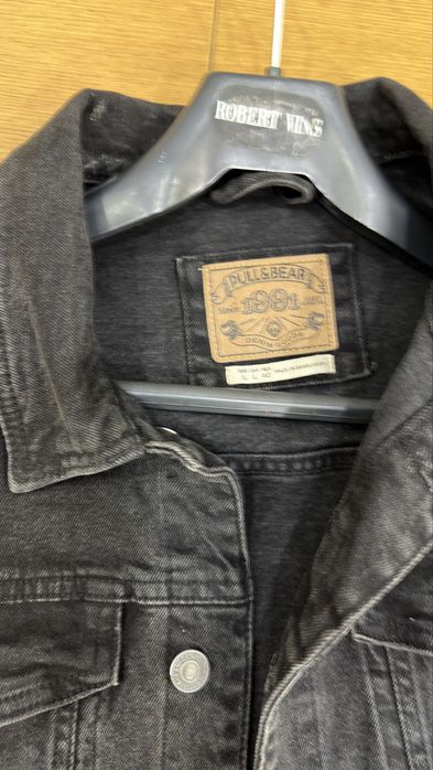 Продам джинсовку черную pull and bear