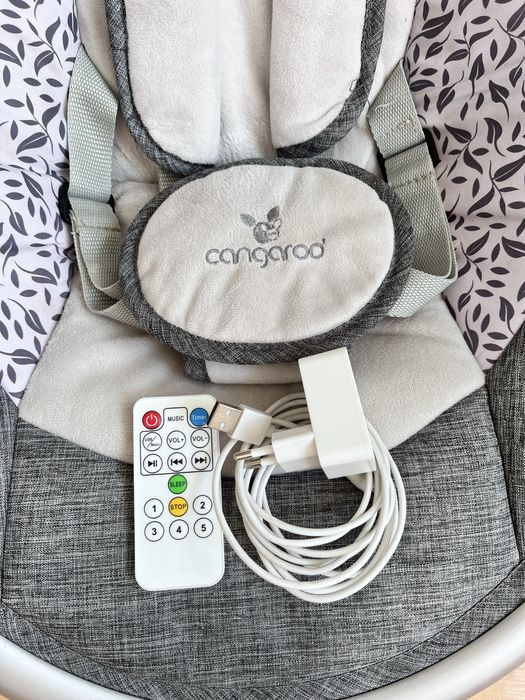 Електрическа люлка Cangaroo iSwing silver