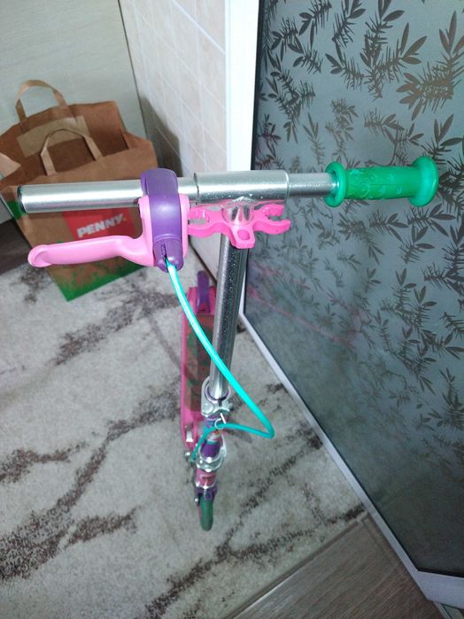 Trotinetă cu frână Play 5 Mov-Roz Copii, Oxelo