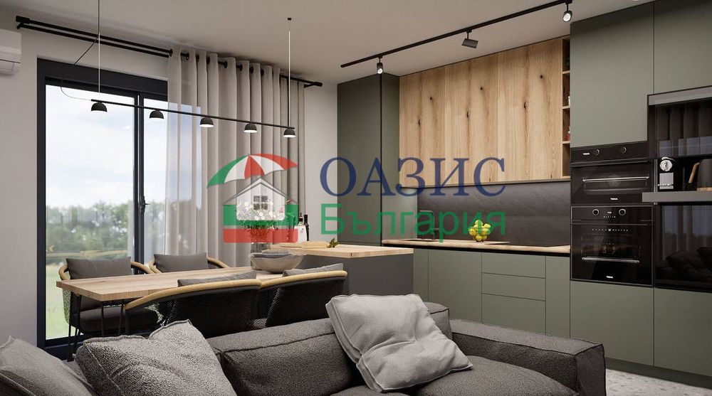 2-етажна градска къща с 2 спални-110,53 кв. м.+Паркомясто 12,5 кв. м.+40 кв. м. двор,Гранд Вилидж,Кошарица,България