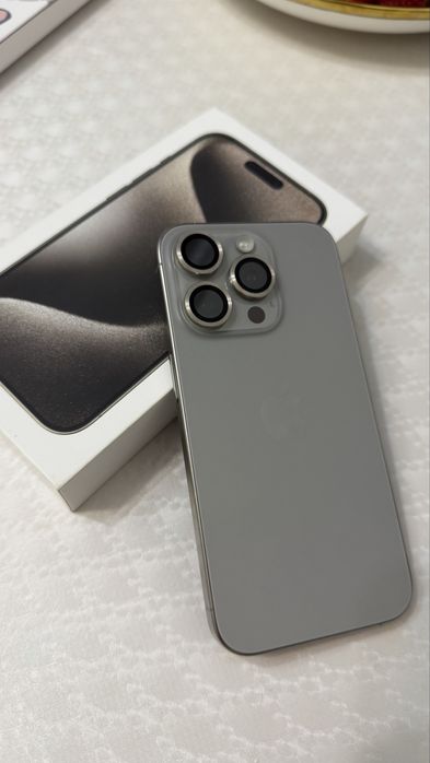 Продается Iphone 15 pro 256 Гб в цвете серый титан!