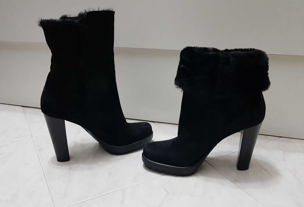 Дамски ботуши Calvin Klein агнешка кожа №40- НОВИ