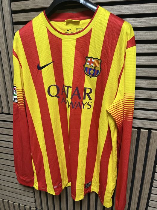 NIKE Barcelona Away Shirt - Барселона 2013-2014г - размер ХЛ / Оригинал