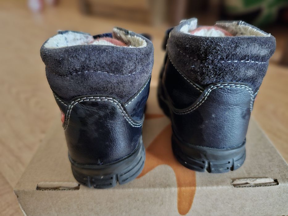 Детски боти "Колев и Колев", естествена кожа, 22 номер