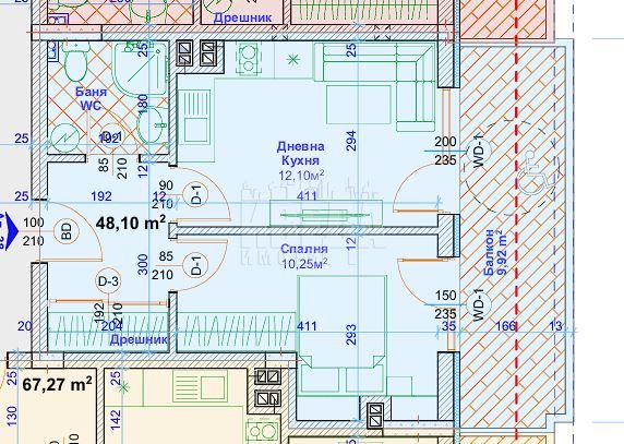 Източен двустаен с отлична доходност – Варна, Възраждане 1