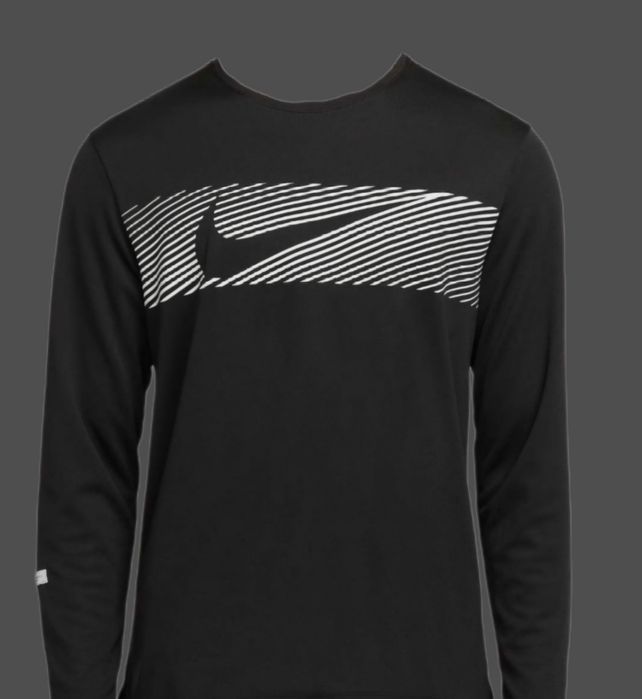 NIКЕ блуза M NK DF UV Miler Top Ls Flash