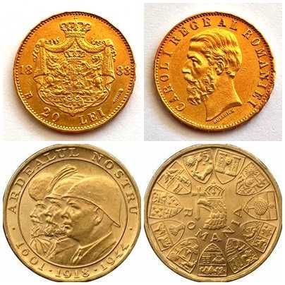 Monede din Argint/Aur pentru Botez , Mot (romanesti sau straine)