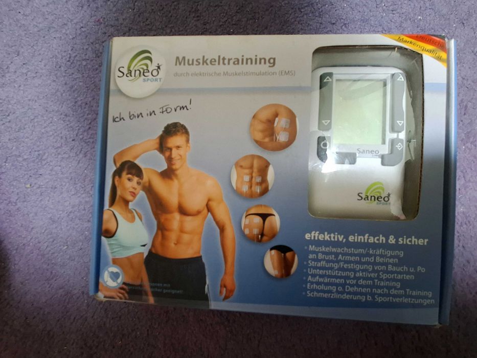 Aparat masaj fizio SaneoSPORT EMS electrostimulare fizioterapie