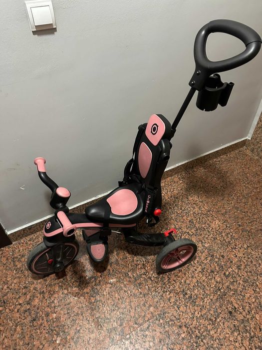 Сгъваема триколка Globber Explorer Trike Foldable 4 в 1, Розов - 180лв