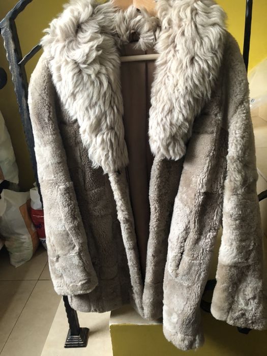 Дамски кожух,естествена кожа, размер M