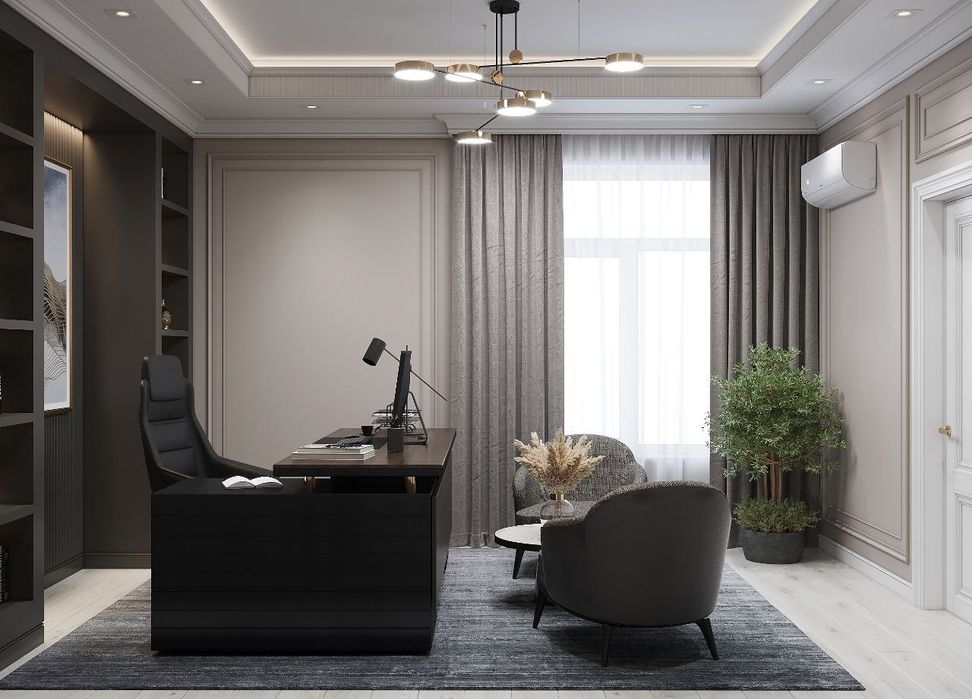 дизайн интерьер офис кабинет директор
