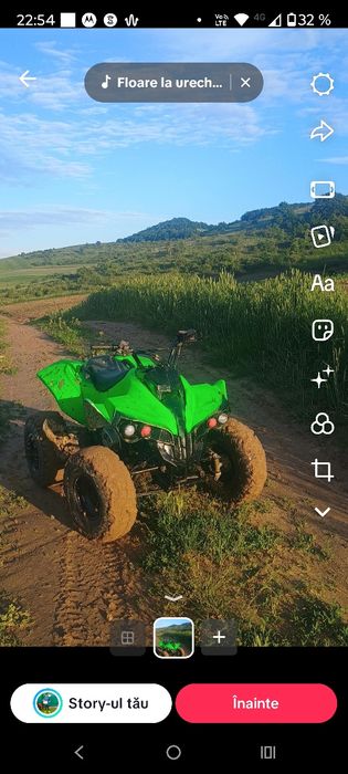 ATV 125 CC într-o stare ft bună îi trebuie janta pe față și e perfect