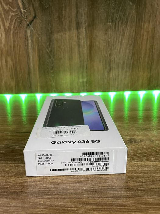 Samsung Galaxy -A36 5G , 128 GB,black -Garantie