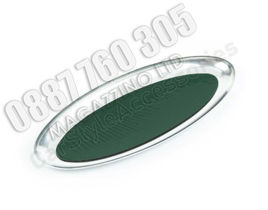 Емблема за Форд 144 145 мм. Черупка Алуминий Овална Самозалепваща