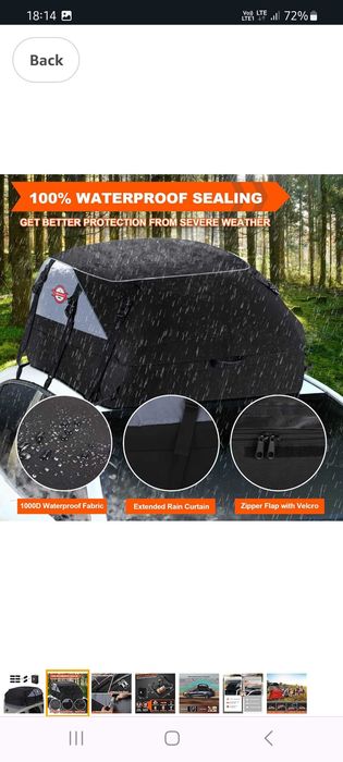 Portbagaj acoperiș auto Sailnovo