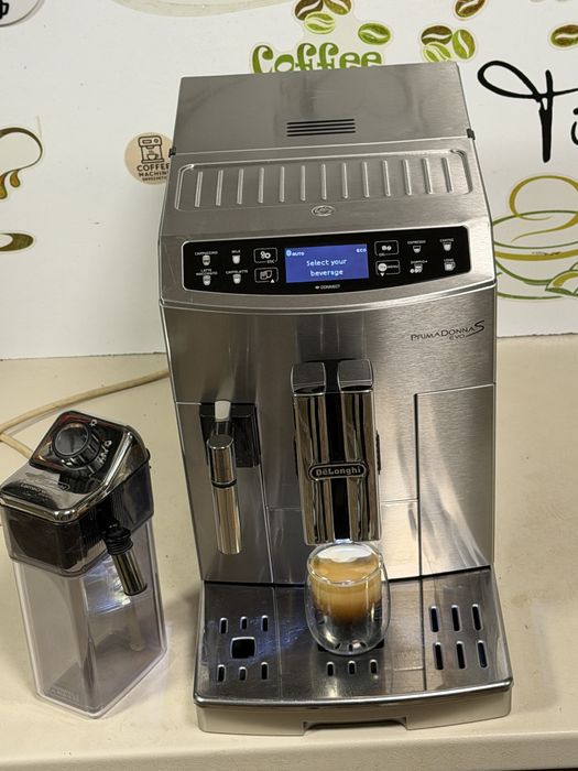 Кафемашина кафе автомат delonghi Primadonna S evo BLUETOOTH с гаранция