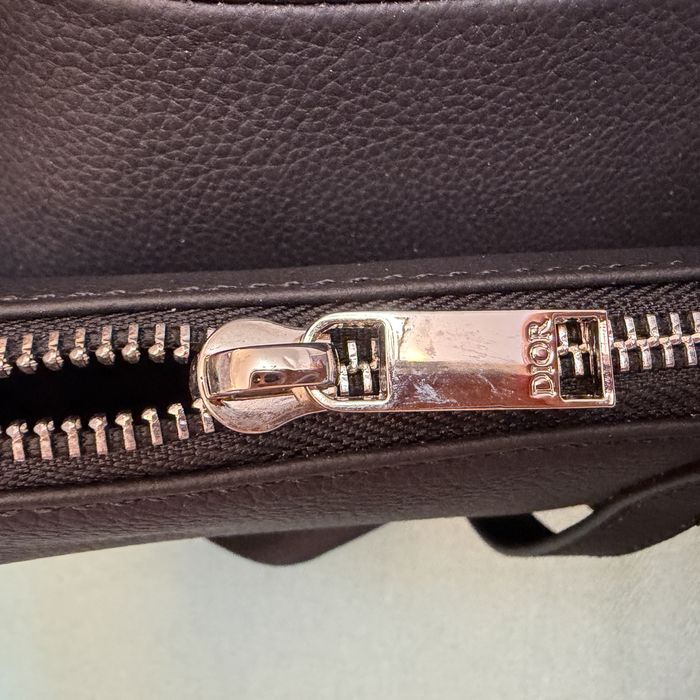 Men’s Saddle Bag - Black Grained Calfskin