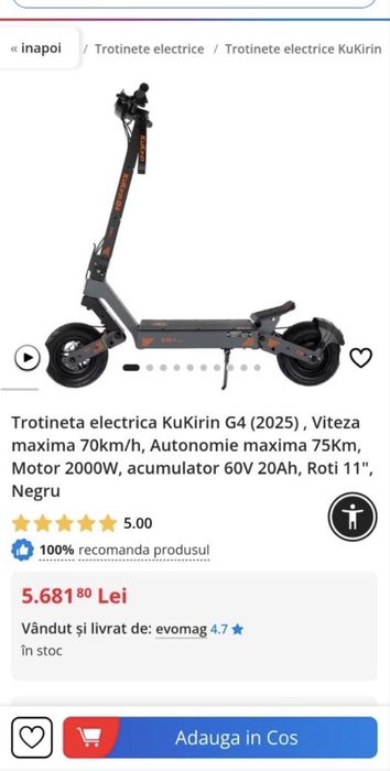 Trotineta Kukiring G4