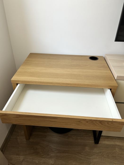 Birou Micke aspect stejar Ikea