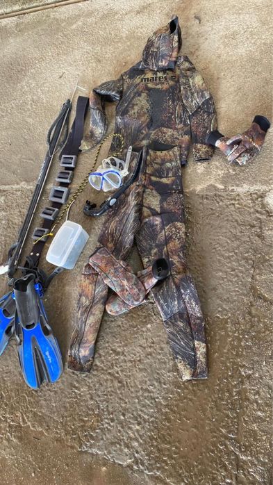 Снаряженые для подводной охоты