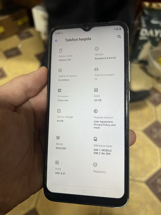 realme C30 (andiroid)