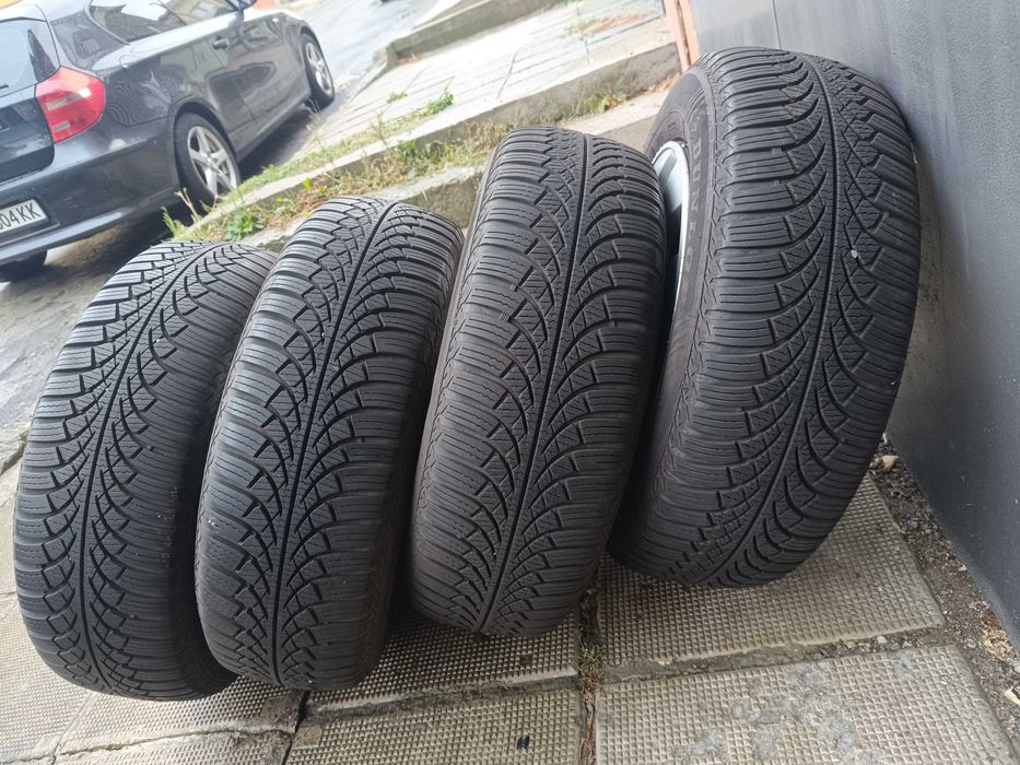 Джанти 15 ' със зимни гуми 195 65 15 VW GOLF 5x112 57,1 / Фолксваген