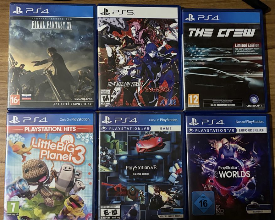 Диски для Playstation 4 и Playstation 5 СКИДКИ