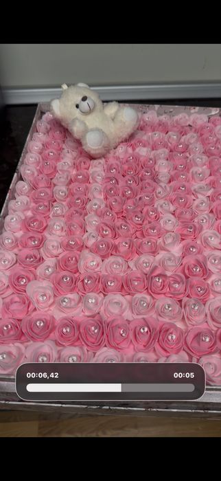 Vand buchet imens de trandafiri din sapun, cu usulet