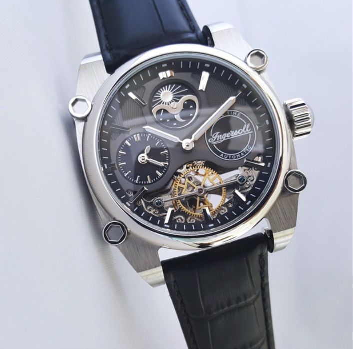 Ceas Ingersoll automatic, 45 mm, cu 22 rubine