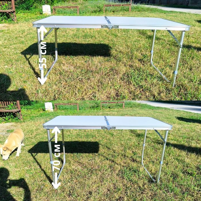 Маса алуминиева сгъваема НОВА