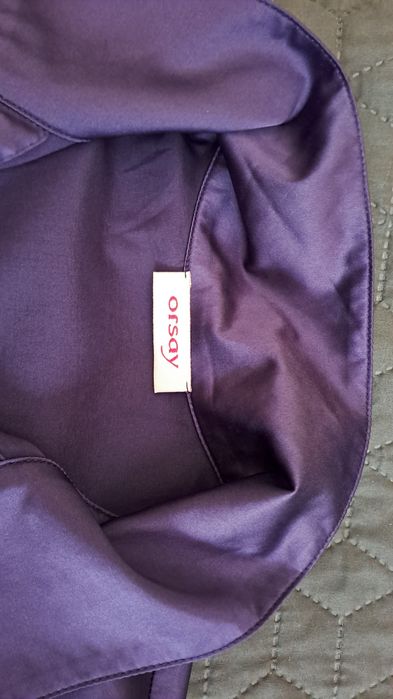 Лилава риза с къс ръкав Orsay 42 размер