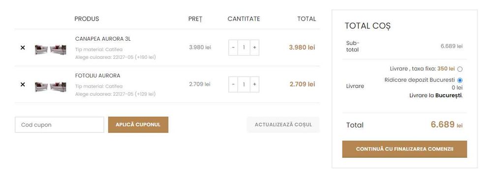 Canapea si fotoliu Aurora in stare foarte buna Divani & Sofa