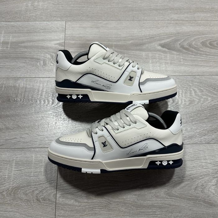 Louis Vuitton Trainers White/Blue