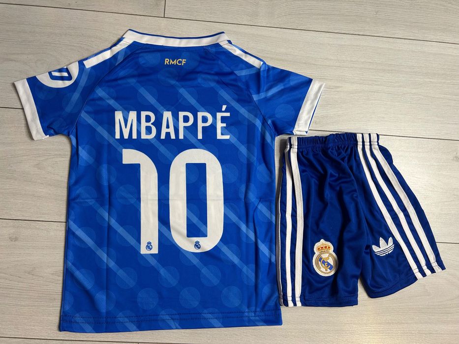 Compleu copii RM Mbappe 10 blue kit 25/26