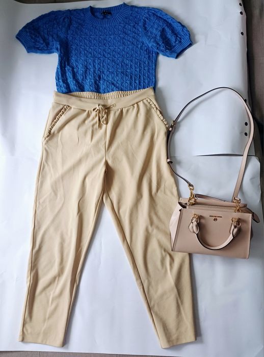 Pantaloni lungi Peek&Cloppengurg crem m