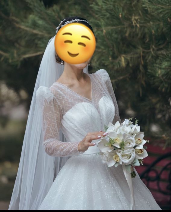 Свадебное платье 80.000тг