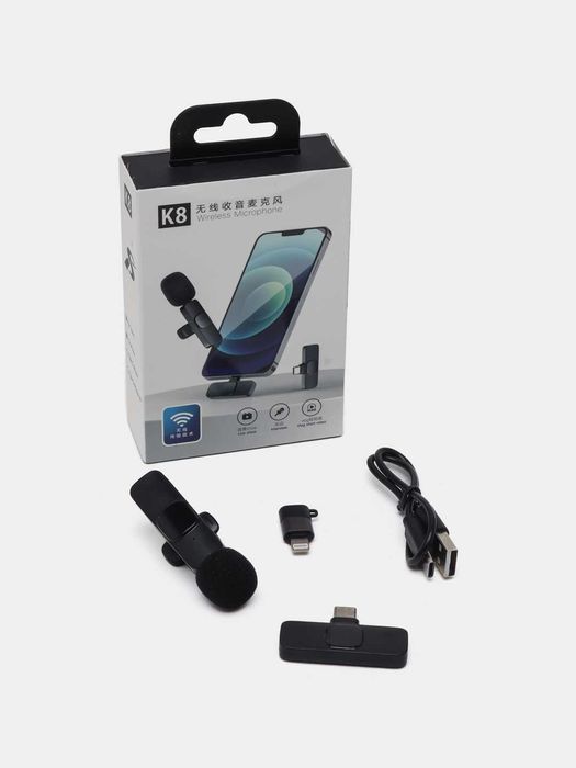 Петличный микрофон Wireless Microphone K8