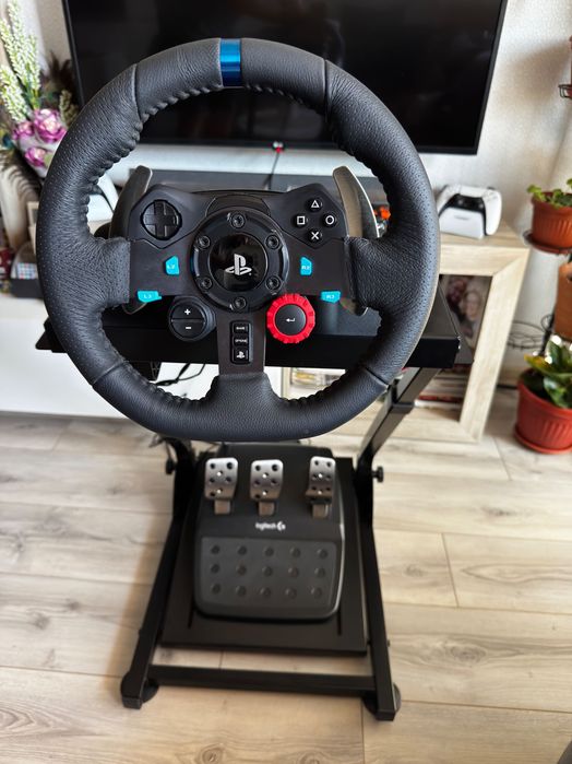 Волан Logitech G29 и Marvo Racer GT300 Стойка за волан