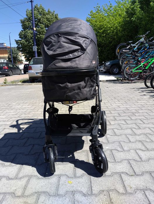 MONI Комбинирана детска количка RAFAELLO черен